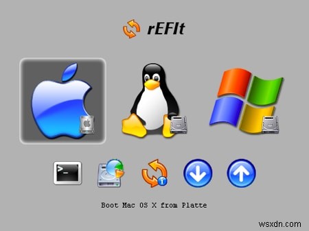 ภาพรวมและการติดตั้ง:rEFIt – ตัวจัดการการบูต OS X