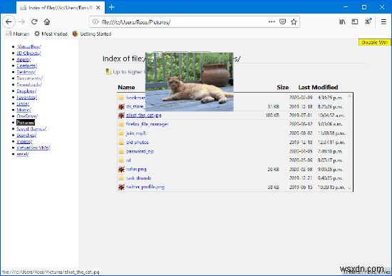 วิธีเข้าถึงไฟล์และโฟลเดอร์ผ่านแท็บ Firefox 