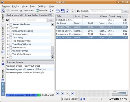 วิธีใช้ Amarok เพื่อจัดการ iPod ของคุณใน Ubuntu