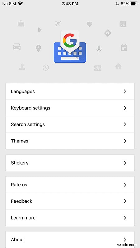 วิธีใช้ Google Keyboard บน iPhone 