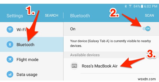 วิธีใช้คีย์บอร์ดของ Mac กับอุปกรณ์อื่น 