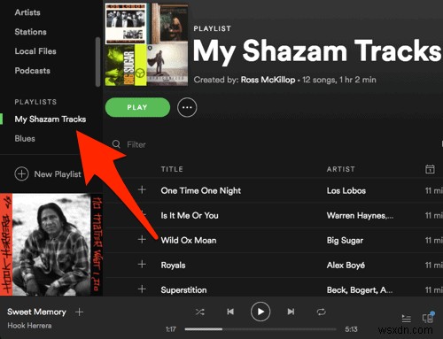 วิธีสร้างเพลย์ลิสต์ Spotify จาก Shazam Tracks ของคุณ 