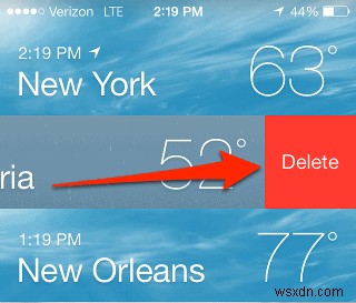 วิธีลบเมืองออกจากแอพ Weather สำหรับ iPhone และ iPad 