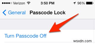 วิธีปิดการล็อกรหัสผ่านบน iPhone หรือ iPad 