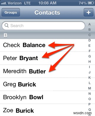 วิธีจัดเรียงผู้ติดต่อ iPhone ของคุณตามชื่อ