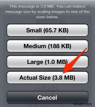วิธีส่งอีเมลรูปภาพจาก iPhone หรือ iPad ของคุณ