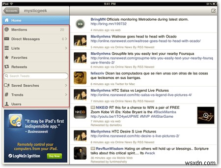 5 แอพ Twitter ที่ยอดเยี่ยมสำหรับ iPad 