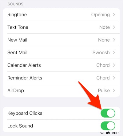 วิธีปิดการใช้งาน “เสียงคลิก” บนคีย์บอร์ดของ iPad 
