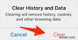 วิธีล้างแคช ประวัติและคุกกี้ใน Safari สำหรับ iPad 