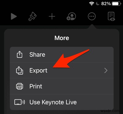 วิธีการส่งออก Keynote สำหรับการนำเสนอของ iPad ไปยัง Mac หรือ PC ของคุณ 