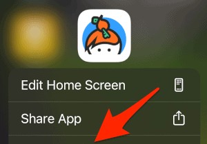 วิธีลบแอพออกจาก iPhone, iPad หรือ iPod Touch 