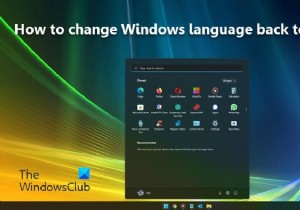 วิธีเปลี่ยนภาษา Windows กลับเป็นภาษาอังกฤษ 