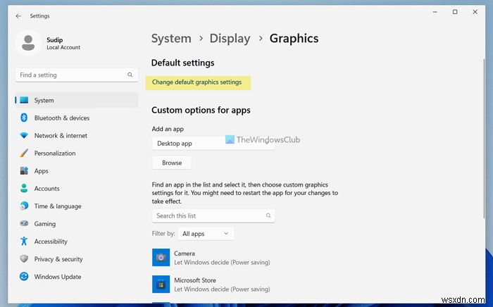 วิธีเปิดใช้งานการเพิ่มประสิทธิภาพสำหรับเกมที่มีหน้าต่างใน Windows 11 