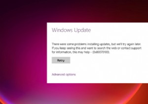 แก้ไขข้อผิดพลาด Windows Update 0x80070103 