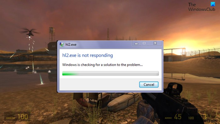 แก้ไข hl2.exe ไม่ตอบสนองหรือหยุดทำงานบน Windows PC 