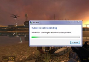 แก้ไข hl2.exe ไม่ตอบสนองหรือหยุดทำงานบน Windows PC 