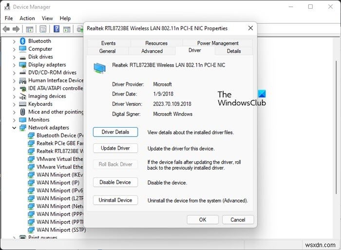 แก้ไข mtkwl6ex.sys Blue Screen บน Windows 11/10 