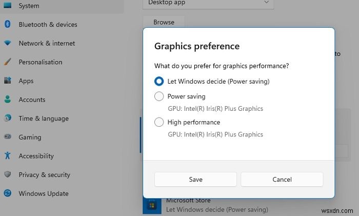 เกมไม่ได้ใช้ GPU ใน Windows 11 