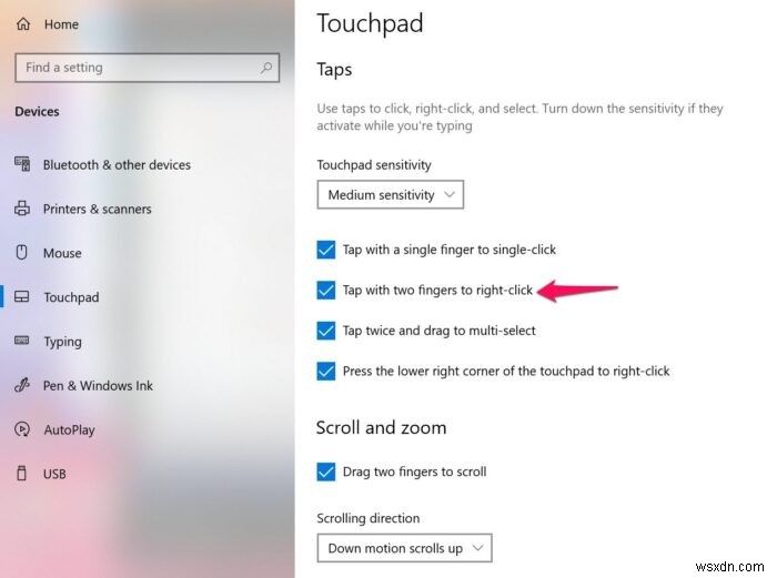 วิธีเปิดใช้งาน Two Finger Tap สำหรับคลิกขวาใน Windows 11/10 