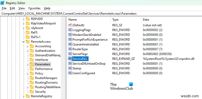 Routing and Remote Access Service (RRAS) ไม่เริ่มทำงานบน Windows 11/10 