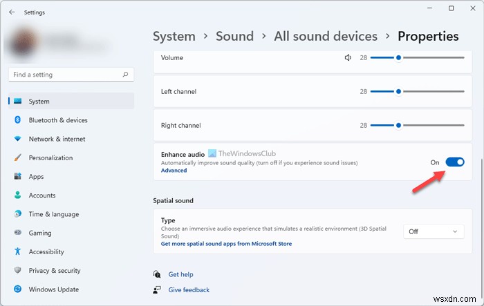 วิธีเปลี่ยนการตั้งค่าเสียงใน Windows 11 เพื่อให้ได้เสียงที่ดีขึ้น 