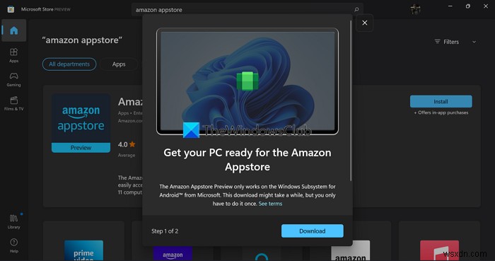 วิธีใช้ Amazon Appstore บน Windows 11 