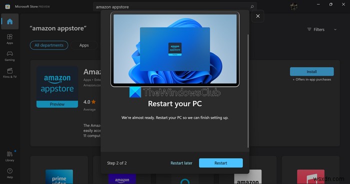 วิธีใช้ Amazon Appstore บน Windows 11 