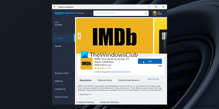 วิธีใช้ Amazon Appstore บน Windows 11 