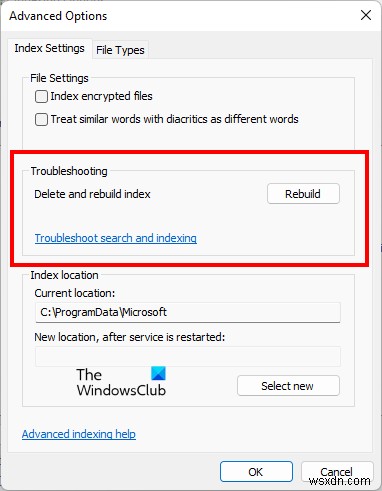 SearchIndexer.exe กำลังป้องกันไม่ให้อุปกรณ์นี้ถูกหยุด 