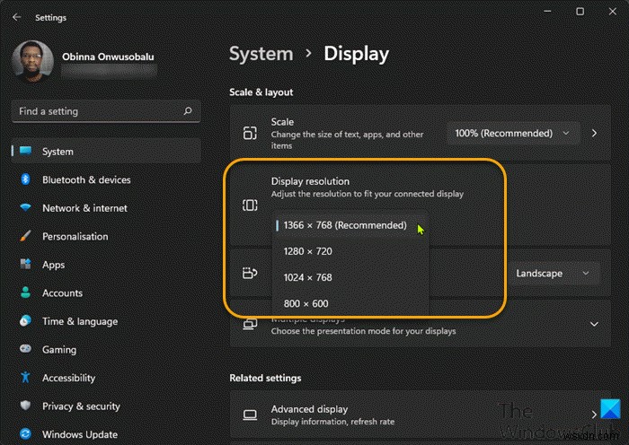 แก้ไขความละเอียดไม่รองรับข้อผิดพลาดของจอภาพบน Windows PC 