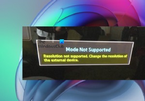 แก้ไขความละเอียดไม่รองรับข้อผิดพลาดของจอภาพบน Windows PC 