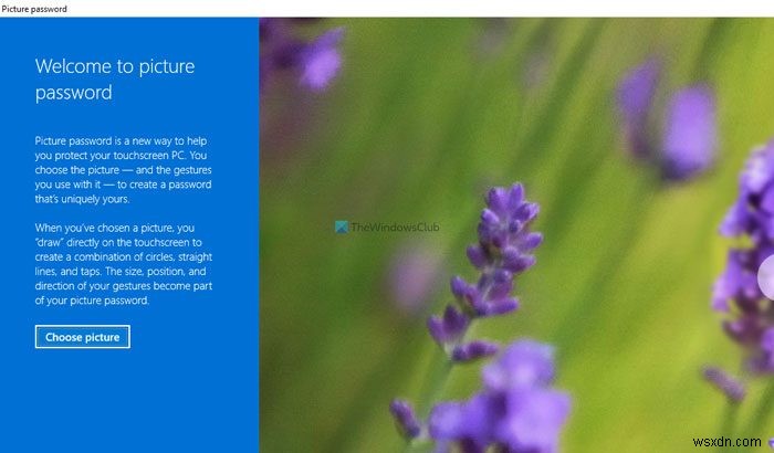 วิธีสร้างและตั้งค่ารหัสผ่านรูปภาพหรือ PIN ใน Windows 11/10 