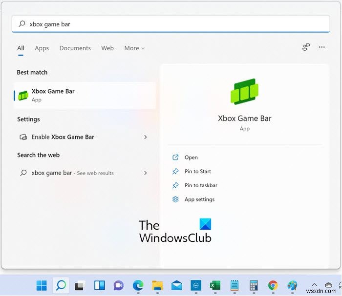 วิธีใช้ Xbox Game Bar ใน Windows 11 