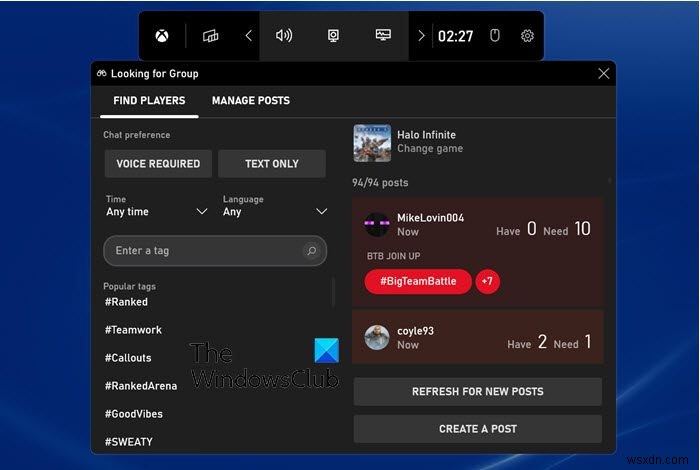 วิธีใช้ Xbox Game Bar ใน Windows 11 