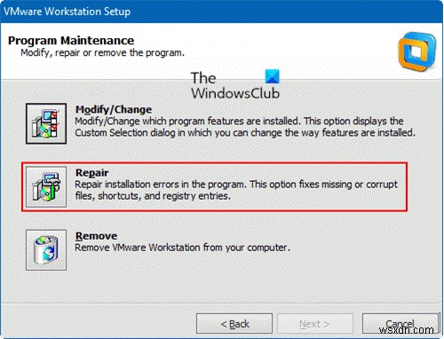 VMware Authorization Service ไม่ทำงาน 