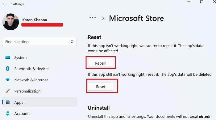 แก้ไขข้อผิดพลาดของ Microsoft Store 0x800B010FI 