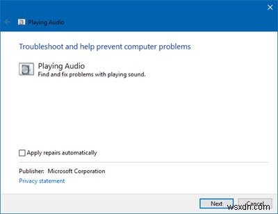 Windows Audio Service ต้องรีสตาร์ทเมื่อเข้าสู่ระบบเพื่อรับเสียงกลับ 