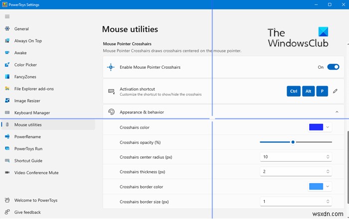 วิธีรับ Crosshair Cursor หรือ Pointer สำหรับ Windows 11/10 