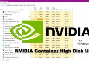 แก้ไข NVIDIA Container high Disk, GPU, การใช้หน่วยความจำบน Windows 11/10 