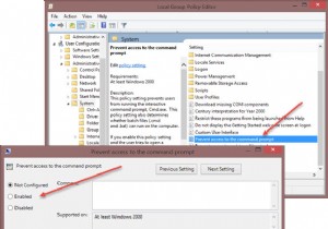 เปิดหรือปิดพรอมต์คำสั่งโดยใช้นโยบายกลุ่มหรือรีจิสทรีใน Windows 11/10 