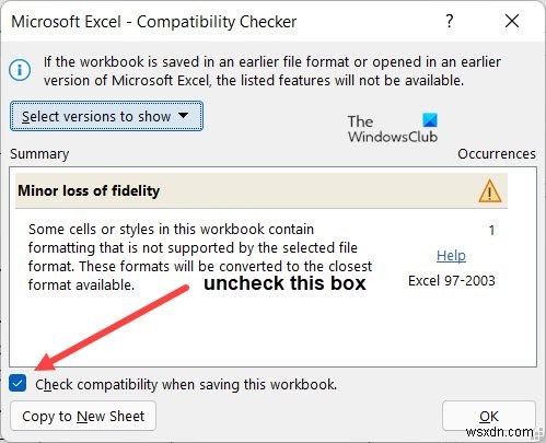 วิธีลบโหมดความเข้ากันได้ใน Excel 