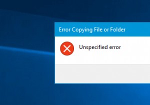 ข้อผิดพลาดที่ไม่ระบุเมื่อคัดลอกไฟล์หรือโฟลเดอร์ใน Windows 11/10 