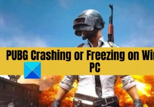 PUBG หยุดทำงานหรือค้างบน Windows PC 