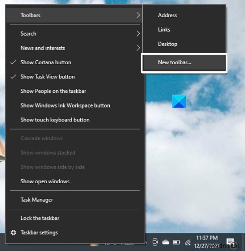 วิธีรับ Windows 11 เช่น Taskbar ใน Windows 10 