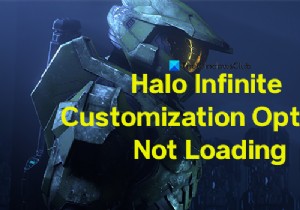 แก้ไขตัวเลือกการปรับแต่ง Halo Infinite ไม่โหลดปัญหา 