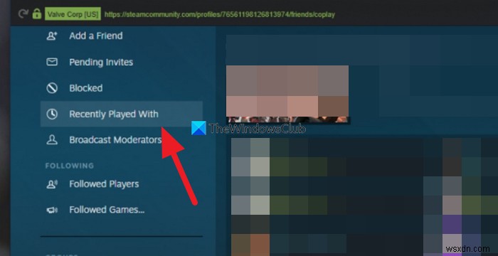 วิธีค้นหาผู้ใช้บน Steam 