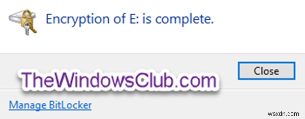 วิธีเปิดใช้งานหรือปิดใช้งาน BitLocker สำหรับไดรฟ์ข้อมูลที่เข้ารหัสใน Windows 11/10 