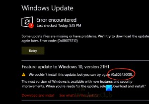 แก้ไข Windows Update Error Code 0x80242008 