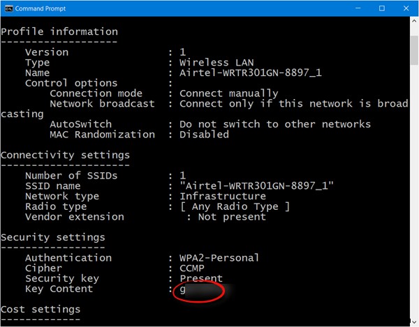 วิธีค้นหารหัสผ่าน WiFi ใน Windows 11/10 