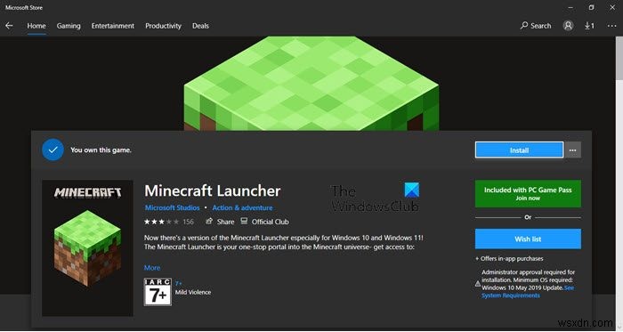 แก้ไขข้อผิดพลาดการติดตั้ง Minecraft 0x80070424, 0x80131509, 0x80070057 เป็นต้น 